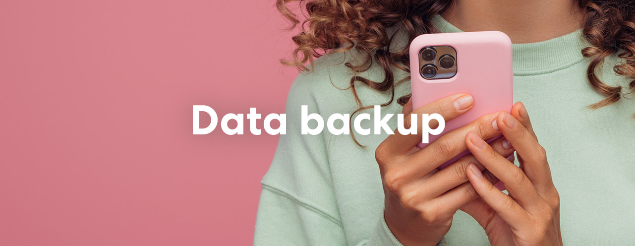 backup af data telefon