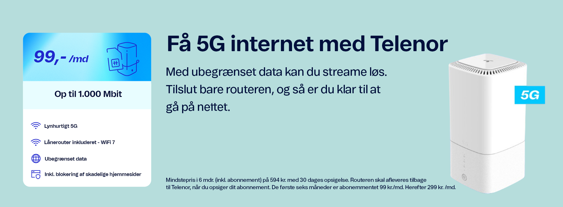 Telenor 5G internet