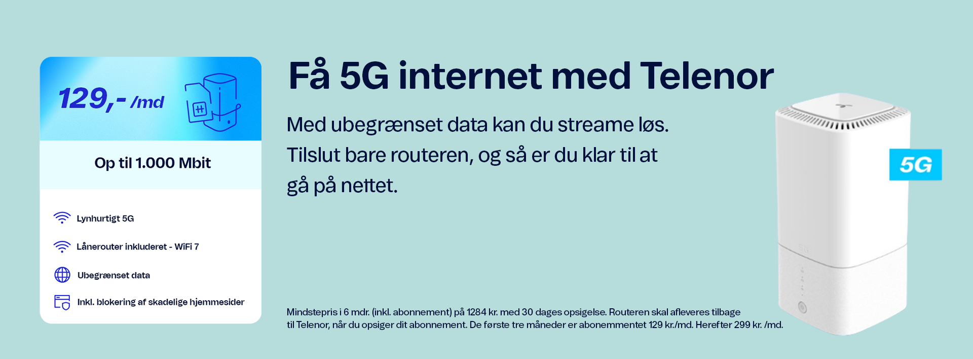 Telenor 5G internet