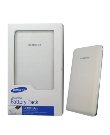 Samsung Universal Battery Pack 6000 mAh Hvid