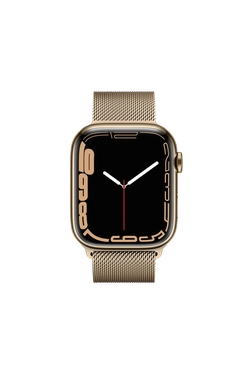 Apple Watch Series 7 45 mm 4G Gold Milanese Loop Gold