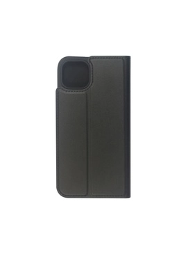 GreenMind iPhone 12/12 Pro Cover Faux Leather Black 