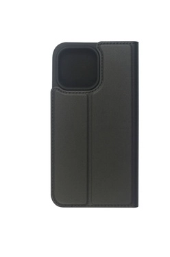 GreenMind iPhone 13 Pro Max Cover Faux Leather Black 