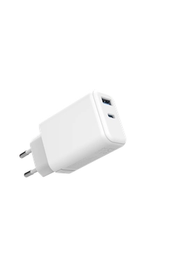 GreenMind USB-A & USB-C | 65W Adapter  White