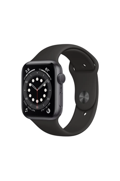 Apple Watch Series 6 44 mm 4G Sort Sport Band Black 