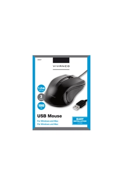 Vivanco Mus USB  Black Mus  