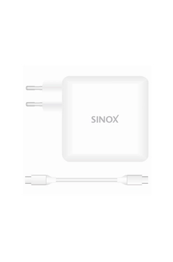 Sinox MacBook strømforsyning USB-C 65W inkl. 2m kabel White Oplader  