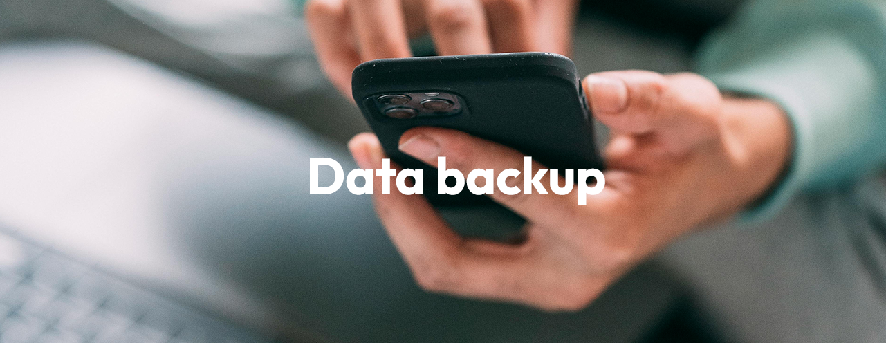 backup af data telefon